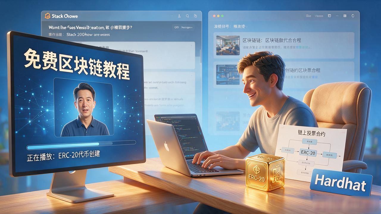 免费区块链学习资源推荐_免费区块链教学视频_B站Solidity入门教程